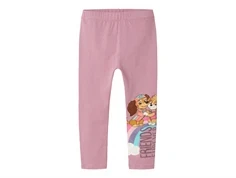 Violette leggings med paw patrol print fra Name It 13240601 mauve orchid